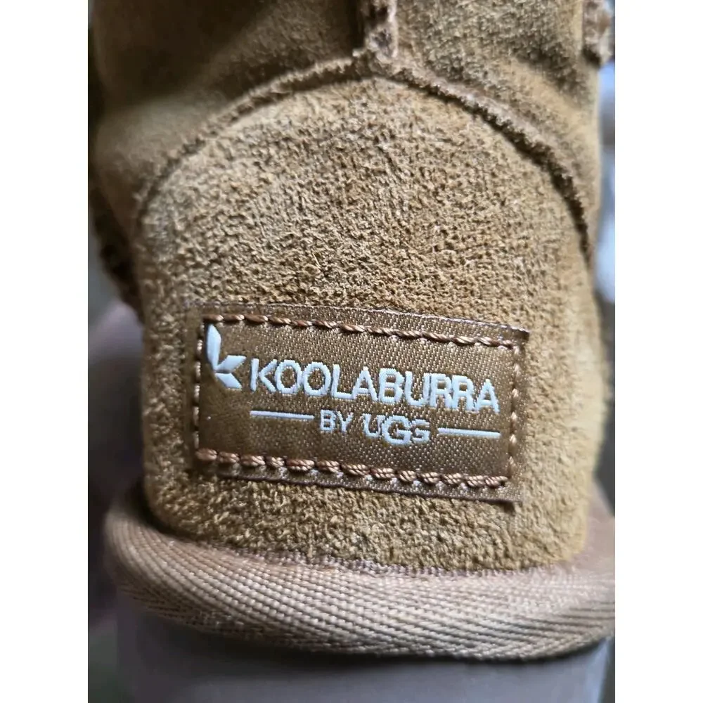 Koolaburra By UGG Victoria Short Girls Toddler Boots Size 9 Chestnut Suede